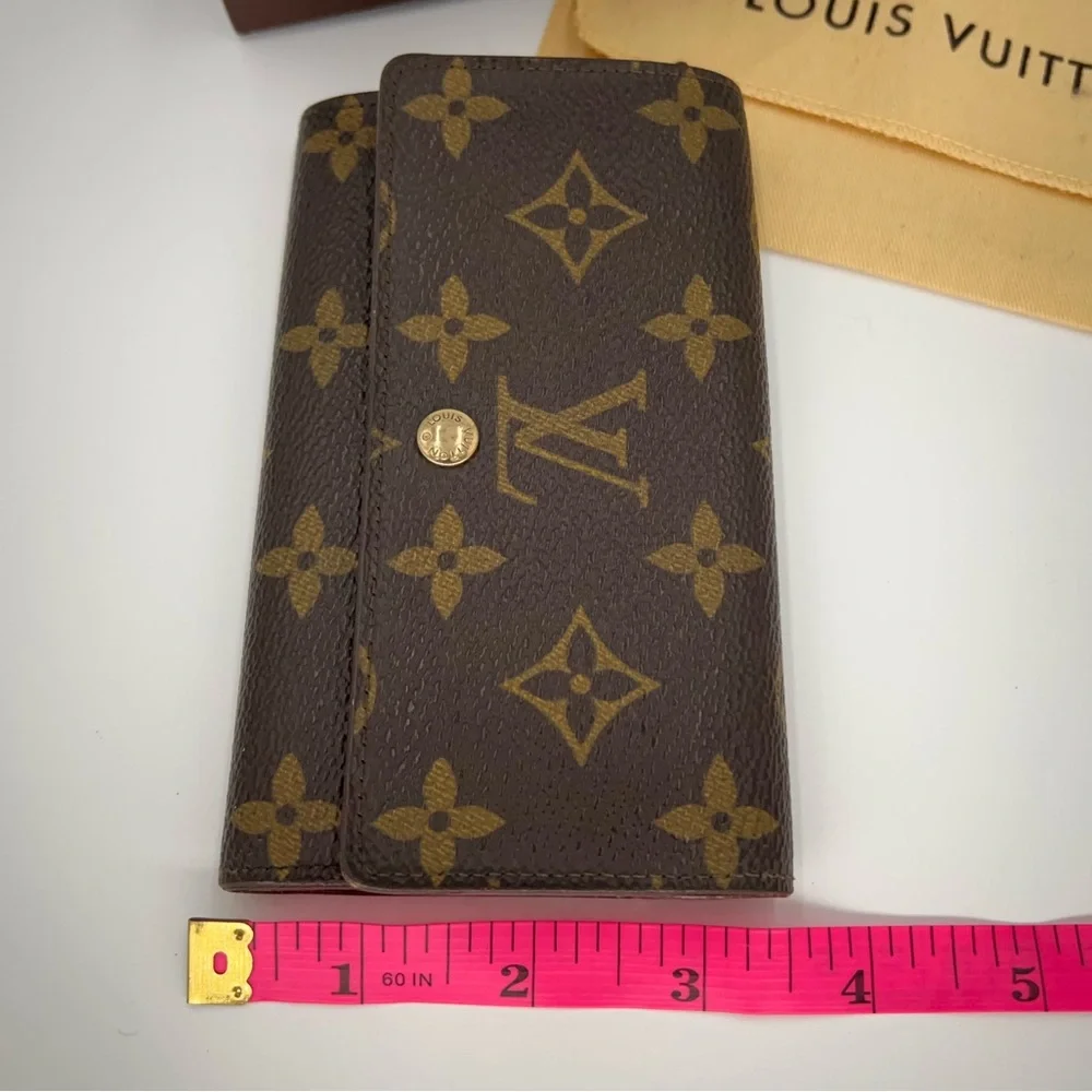 LV Portomone Vietresor Monogram Wallet Great Condition /Box and Dust Bag - Picture 14 of 16